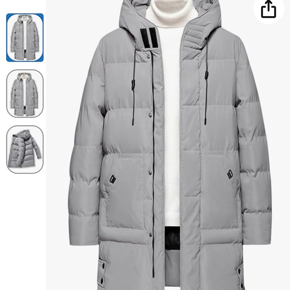 Source Unknown Gray Ski & Snow Jacket NWOT - image 1